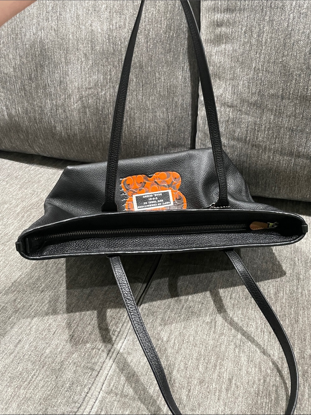 Coach Black City Zip Tote With Vandal Gummy Bear (Style F78203) Limited Edition - Picture 14 of 16